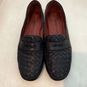 Robert Zur Petra Glove Loafer Woven Black Leather 9.5 M